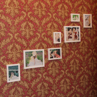 【秋叶园】 实木照片墙 10框 现代风格相片墙 软家装相框墙 020
