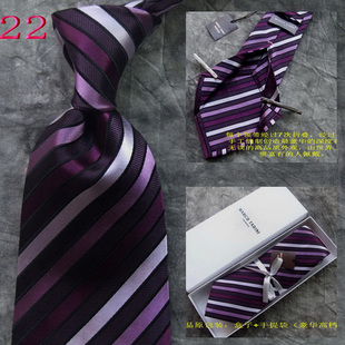 意大利正品 全手工7褶皱豪华真丝领带男正装商务领带 qz-22