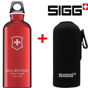 瑞士出游登山旅行水杯红600ml水杯希格水壶正品 SIGG色 8319.20