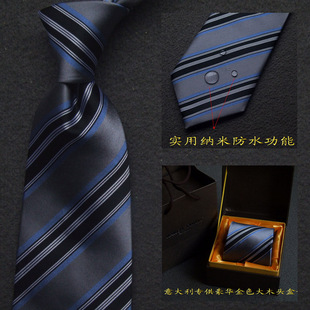 意大利正品100%顶级桑蚕丝领带 豪华双面真丝领带男正装商务ss-11