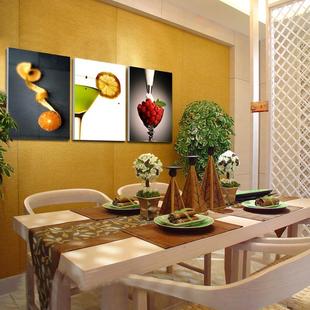 上海画龙无框画 果惑 单幅现代简约客厅装饰画餐厅水果画挂画壁画
