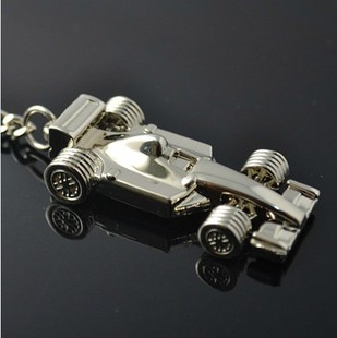 创意仿真F1  赛车钥匙扣 钥匙链 个性赛车模型挂件 实用小礼品