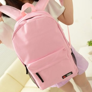 中学生大学生书包双肩包女包帆布韩版大容量旅行包休闲背包电脑包