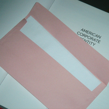 信封【西式5号信封】120克粉红艺术纸信封 贺卡信封