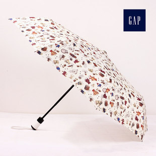 雨伞女折叠动漫女创意韩国可爱泰迪熊全自动伞轻超大三折伞晴雨伞