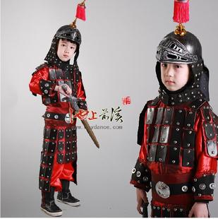 儿童盔甲cosplay表演盔甲古装演出服影视服装盔甲服装 盔甲