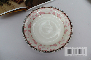 靓影佳人有约汤盘 陶瓷盘子 菜盘 碟子 优质骨瓷碟 7英寸、8英寸