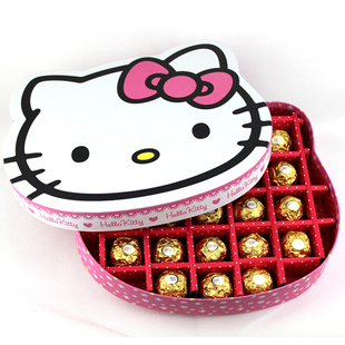 【全国包邮】教师节 费列罗榛果金莎巧克力礼盒生日礼物猫形礼品