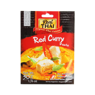 泰国原装进口丽尔泰红咖喱50g纸袋泰式调味料酱咖喱