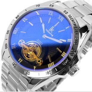 新款 正品IK阿帕琦 男表 幻彩蓝面全自动机械表 时尚潮流男士手表
