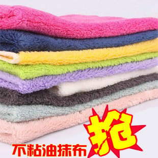 批发 不沾油抹布 韩国超细竹炭纤维洗碗布 吸水不掉毛洗巾 百洁布