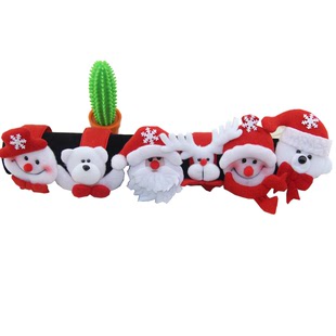圣诞老人拍拍圈 雪人啪啪圈 圣诞装饰品圣诞手环手腕装饰圣诞礼品