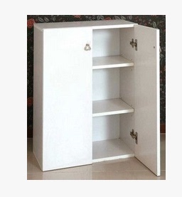 特价白色书柜书橱-书架 鞋柜 带门柜子 储物柜 小柜子