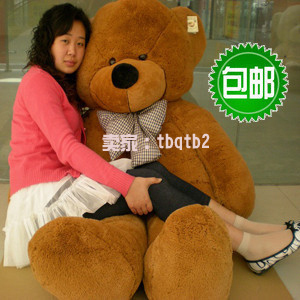 毛绒玩具韩国情侣熊2米大抱熊泰迪熊专柜正品超大号大布娃娃玩偶