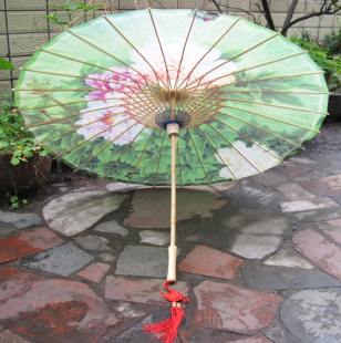 油纸伞 泸州桐香坊油纸伞 古典传统 防雨防晒油纸伞 花开富贵