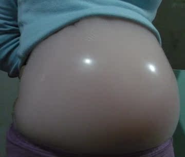 孕妇 假肚子 假肚皮 硅 胶假肚子 假乳房 假皮肤 伪娘套装 3个月