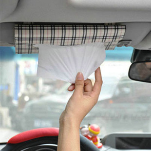 XDCP汽车遮阳板纸巾盒套 车用纸巾盒 车载纸巾盒 汽车纸巾盒纸巾