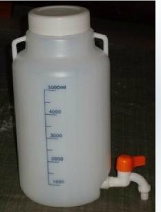 5000ml塑料下口瓶 量筒 量杯容量瓶带刻度 水龙头瓶 5L水桶放水桶