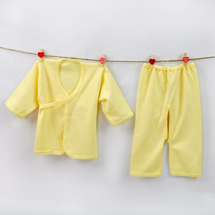 小灰灰母婴安琪娃夏季童装全棉系带和尚服婴儿装平角新生儿包邮