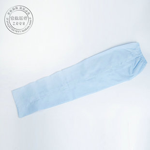 蓝色护士裤半袖白大褂医生工作裤夏季短袖美容实验服包邮不起球