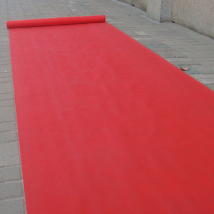 婚庆一次性红地毯 大红地毯 结婚用品红地毯20米包邮