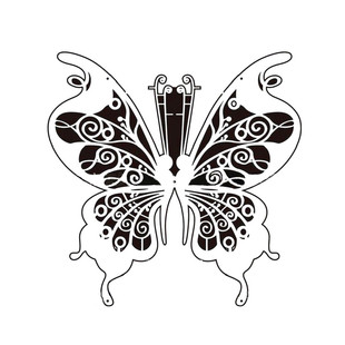 不锈钢蝴蝶，Diy设计，可折成立体饰，穿珠帘，钉墙壁，厂家直销