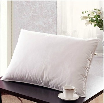 品牌家纺枕芯全棉保健枕羽绒白色单人双人枕头特价