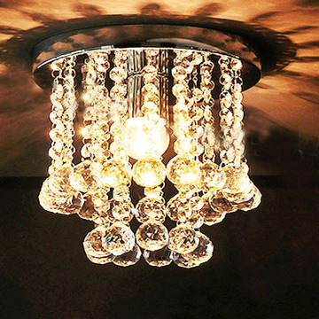 过道玄关灯 楼梯灯 走廊水晶灯 吸顶灯 床头灯 简约现代直径20cm