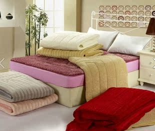 床笠款 加厚绒床垫 榻榻米席梦思保护垫 防滑保暖