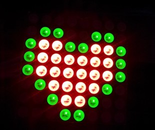 JY-MCU 8x8LED红绿双色点阵模块 显示模块 两线串行驱动 视频演示