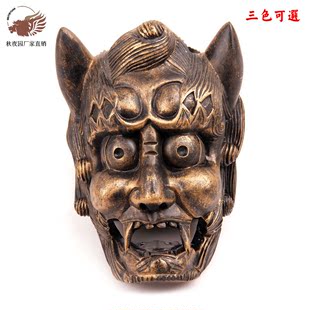 日本夜叉面具 恐怖面具 树脂面具  般若面具 摆放 挂件