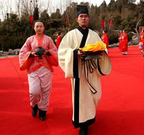 曲阜特色儒家文化展示/中国汉族的传统服饰/汉服/感受古典文化