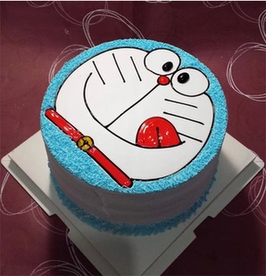 长沙蛋糕海绵宝宝小鸟兔子精灵虎哆啦A梦机器猫儿童生日蛋糕卡通