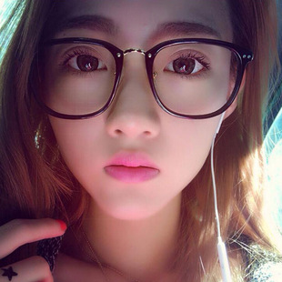 复古韩版金属眼镜框圆脸超轻男女平光镜圆形眼睛架护目镜框架潮女