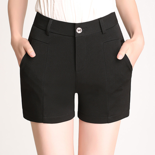 短裤女夏季2015新款 韩版潮大码显瘦西装弹力休闲裤女士薄款热裤