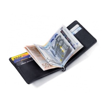 包邮 德国正品TROIKA信用卡夹超薄钱包钱夹两用钞票夹简约钱包