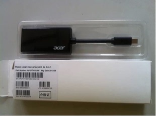 宏碁Acer原装R7-571G三合一转接头mini迷你DP转VGA网卡USB扩展