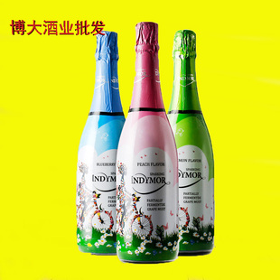 中酒网 365爱恋起泡酒750ml瓶装 蜜桃蓝莓青柠味组合装气泡酒