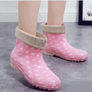 韩版雨鞋短筒雨靴子女士秋冬天低帮防滑水靴胶鞋套鞋时尚防水鞋子