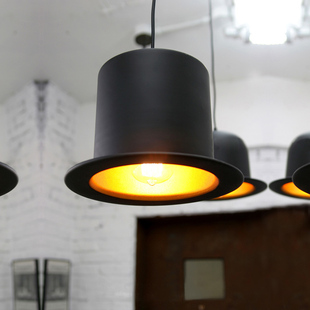 设计师loft现代简约创意餐厅酒吧台灯具个性艺术咖啡馆英国帽吊灯