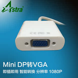星齐美 多屏显卡连接线 Mini DP转VGA转换器 投影转换线