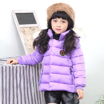 女童棉衣童装冬季棉衣2015新款韩版潮流小美女中童加厚棉衣