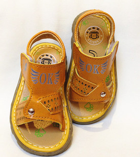 2015夏季新款儿童凉鞋宝宝软底学步鞋韩版男童女童凉鞋沙滩鞋 潮