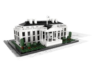 【现货 米娅拾光】乐高LEGO建筑大师21006白宫