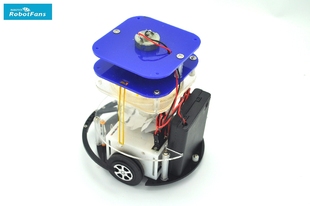 教育机器人 自动避障吸尘小车 避障扫地小车 科技模型 科技DIY