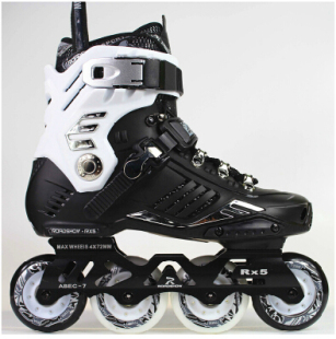 乐秀RX6轮滑鞋单直排轮平花男女成人年溜冰鞋滑冰鞋旱冰鞋轮至尊
