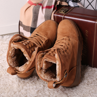 2015冬季新款短筒棉靴休闲雪地靴学院风女鞋棉鞋棉靴加厚保暖