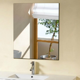 千金 壁挂贴墙浴室镜半身镜免钉卫浴镜高清化妆镜可组合舞蹈镜子