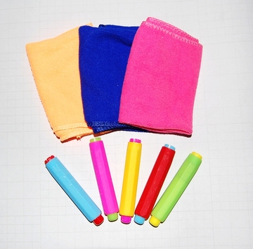 优质粉笔夹粉笔套 教师教学儿童防护不伤手加专用擦布