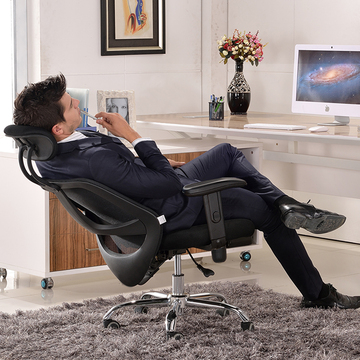 骁骑 办公椅家用 电脑椅可躺 人体工学椅职员椅 久坐不累办公椅